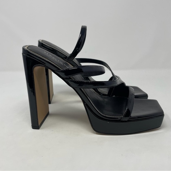 Kenneth Cole New York Tala Patent Strappy Platform Sandals - NWT - Picture 5 of 12